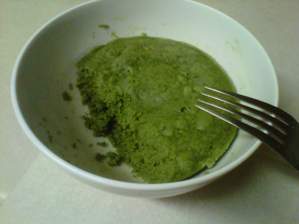 Green Tea Microwave Cake fastPaleo