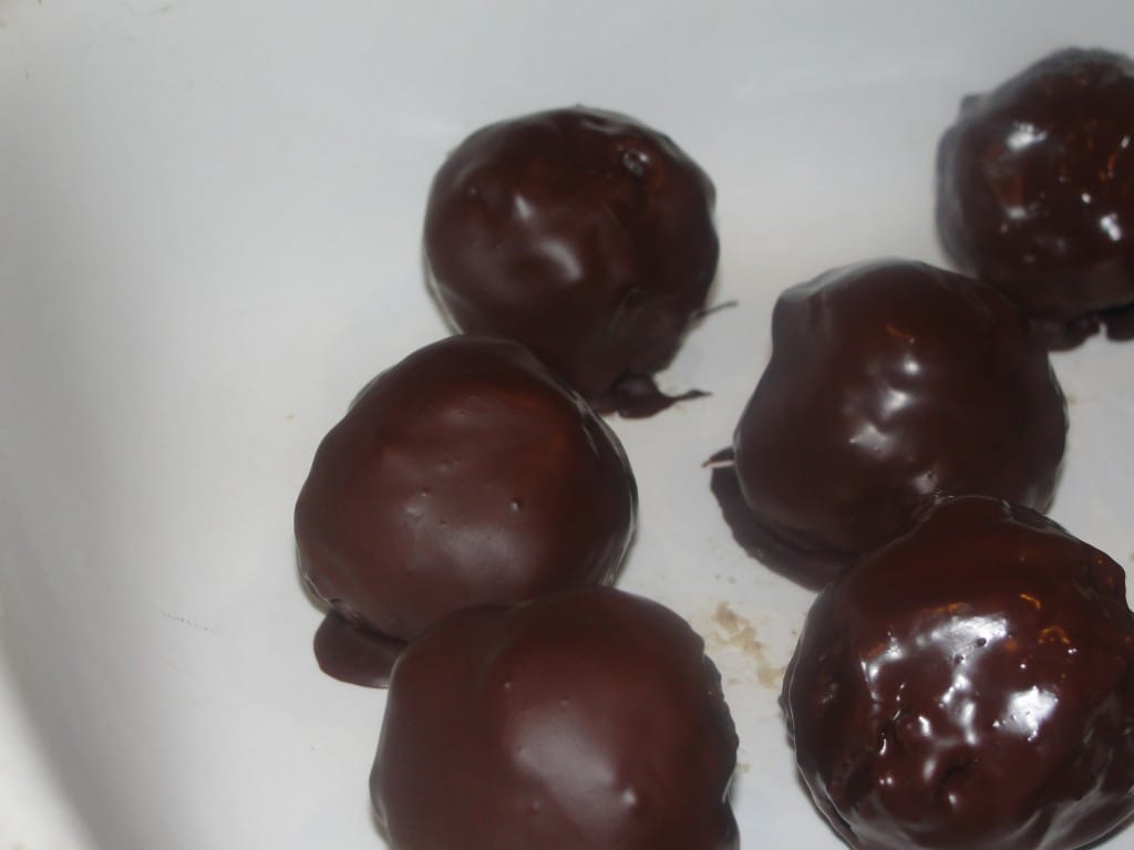 Chocolate Covered Pecan Pie Balls