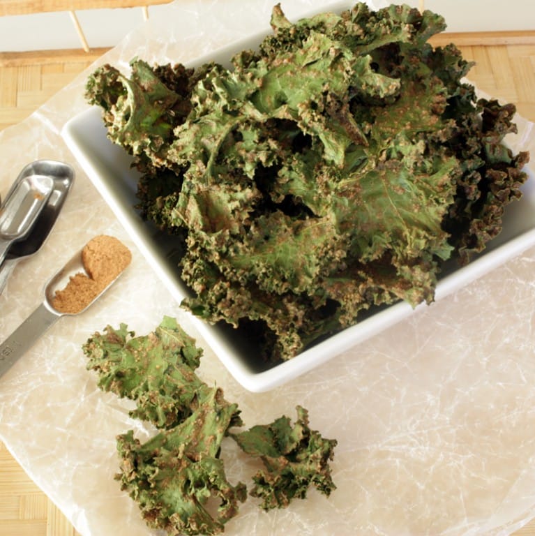Cinnamon Crunch Kale Chips fastPaleo