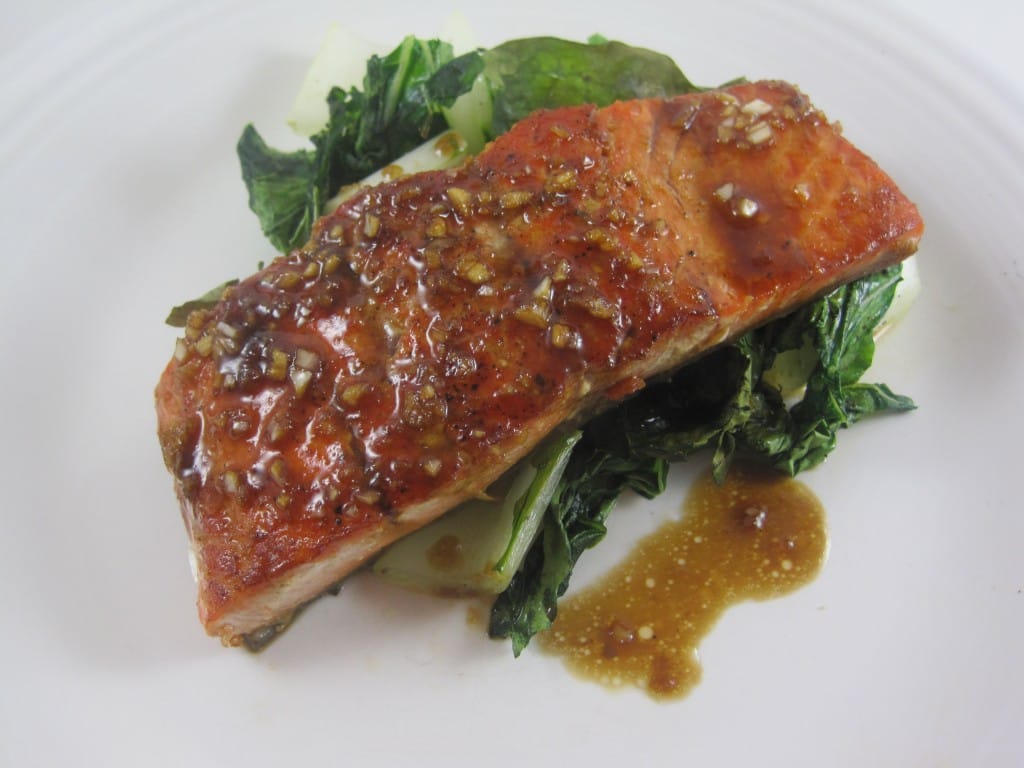 Honey Ginger Glazed Salmon image