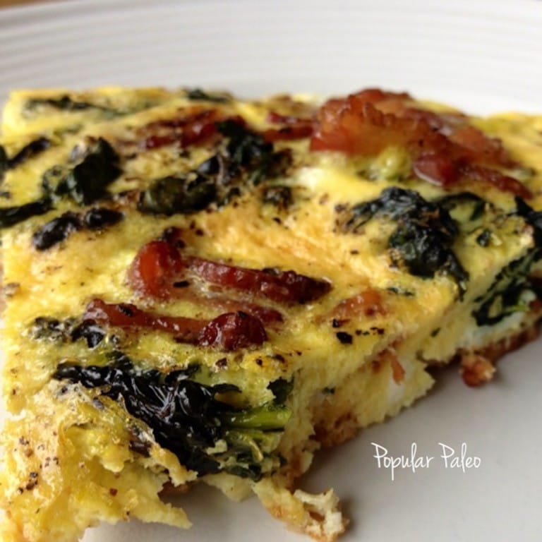 Kale & Bacon Frittata fastPaleo