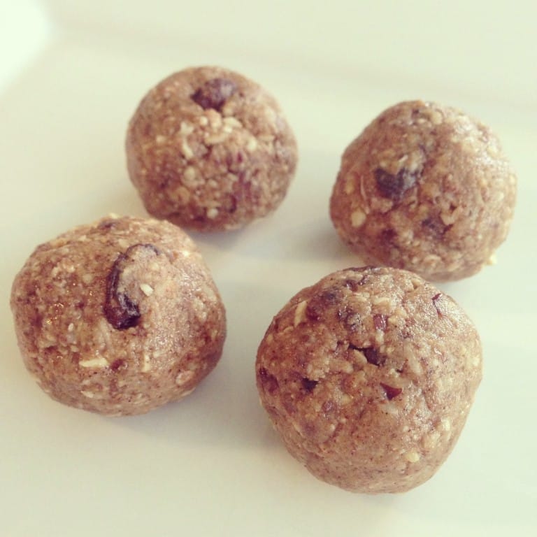 Cinnamon Raisin Energy Bites fastPaleo