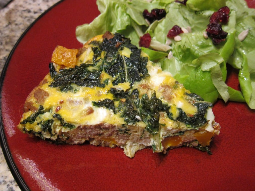 Curried Pork, Squash and Kale Frittata fastPaleo