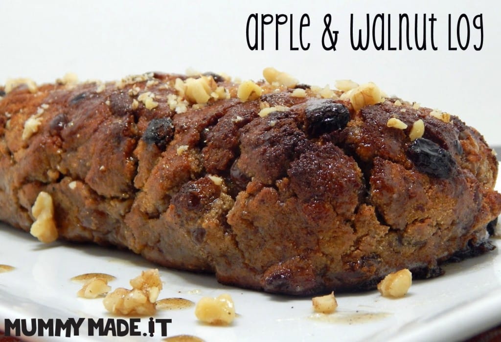 Apple and Walnut Log fastPaleo